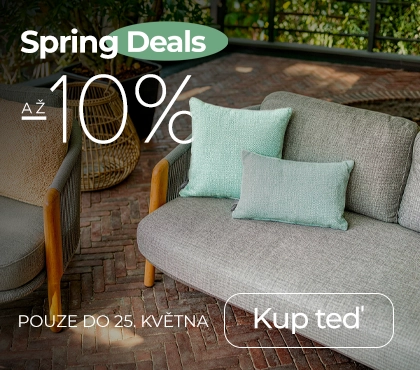 Zahradní polštáře ve Spring Deals se slevou 10 %! Pouze do 25. května