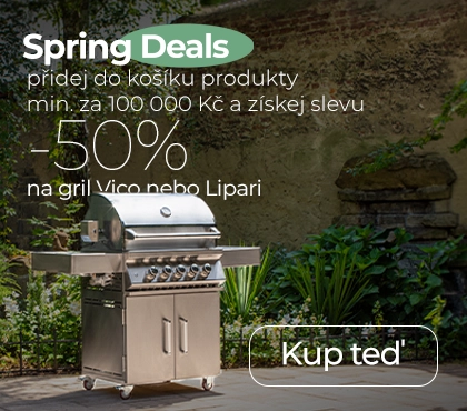 Nakup za 20 000 Kč a získej slevu -50 % na gril Vico nebo Lipari!