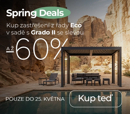 Kup zastřešení z řady ECO v sadě s Grado II se slevou -60 %!