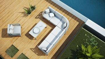 Ochranný kryt na soupravu BARCELONA (sofa+ stolek+ křeslo)