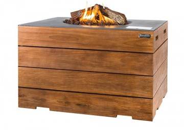Obdélníkové plynové ohniště Lounge&Dining 107x80x68cm