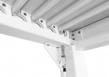 Hliníková pergola MARANZA 720cm matná bílá