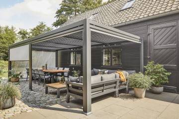 Hliníková pergola MARANZA 720cm matná bílá