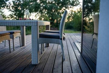 Zahradní stůl RAPALLO 160 cm royal bílá
