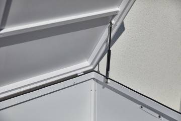 Balkonový úložný box CONTENITORE 160 cm šedy