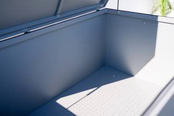 Balkonový úložný box CONTENITORE 160 cm šedy