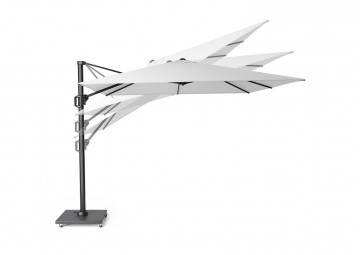 Zahradní slunečník ​​​​​​Challenger T¹ 3m x 3m white OUTLET