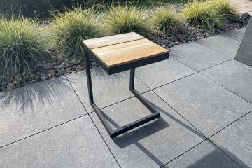Zahradní stolek GRENADA teak antracit 1350