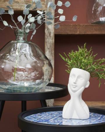 ORGANIC váza transparentní  v33cm x ø 33cm