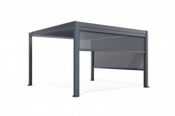 Pergola elektrická  PRIME s osvětlením - modulární 400 x 400