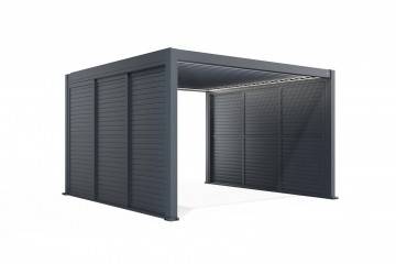 Posuvné dveře pro pergolu PRIME, 400 cm