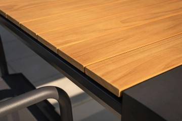 MURO ​​​​zahradní rozkládaný stůl 200 - 320 cm antracit