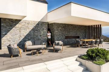 MURO ​​​​zahradní rozkládaný stůl 200 - 320 cm antracit