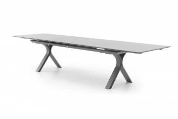 Zahradní rozkládací stůl TORO 260 - 360 cm antracyt