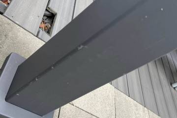 Hliníková pergola PERARA 600x300 antracit + 2 rolety 300 cm 1339 OUTLET