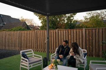Hliníková pergola PERARA 360X360CM antracit 1642 outlet