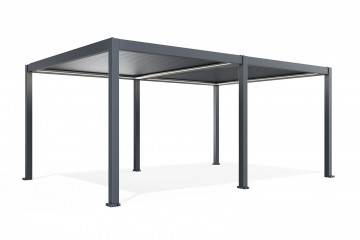 Pergola elektrická  PRIME s osvětlením - modulární 600 x 400