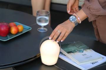 Zahradní lampa BOB S antracitová