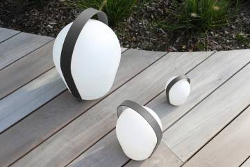 Zahradní lampa BOB S antracitová