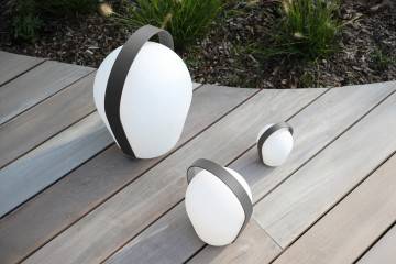 Zahradní lampa BOB XL antracitová