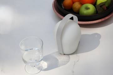 Zahradní lampa BOB S bílá