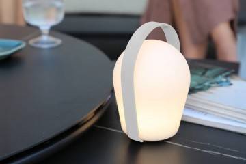 Zahradní lampa BOB S bílá