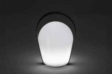 Zahradní lampa BOB L bílá