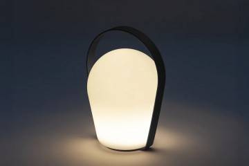 Zahradní lampa BOB L bílá