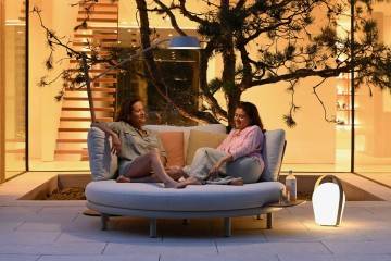 Zahradní lampa BOB XL bílá