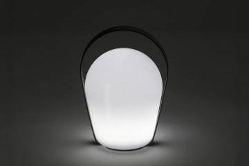 Zahradní lampa BOB L moka