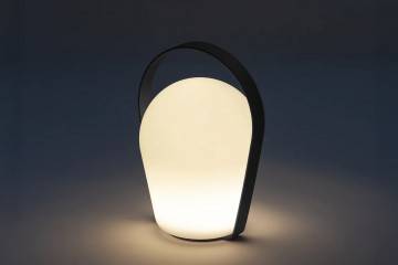 Zahradní lampa BOB L moka