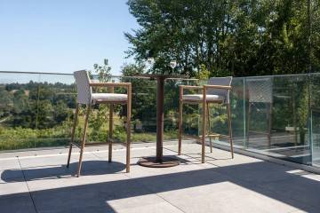 LOUNGE/ENJOY Výškově nastavitelnVýškově nastavitelný konferenční stolek , tmavě hnědá