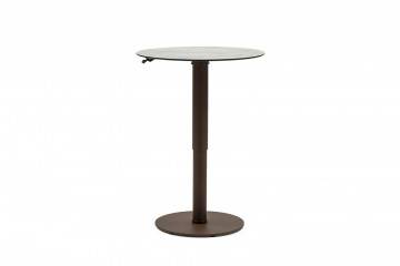 LOUNGE/ENJOY Výškově nastavitelnVýškově nastavitelný konferenční stolek , tmavě hnědá