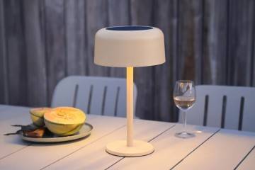 Solární lampa JAMES moka ⌀14x26cm