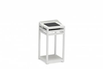 Solární lampa EMMA bílá 15x15x28cm