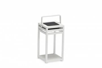 Solární lampa EMMA bílá 15x15x28cm