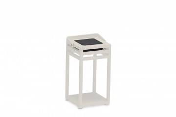 Solární lampa EMMA moka 15x15x28cm