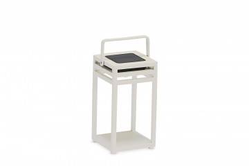 Solární lampa EMMA moka 15x15x28cm