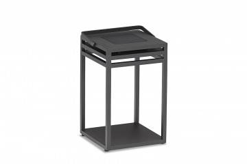 Solární lampa EMMA antracitová 25x25x40cm