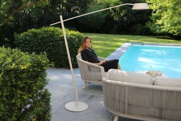 Solární lampa NELLY antracitová